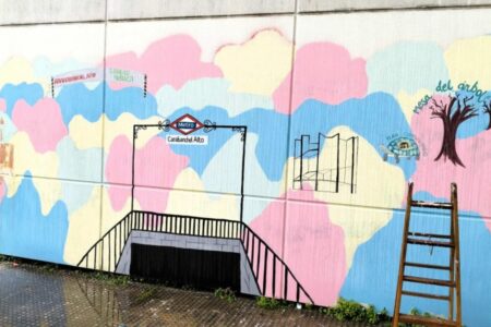 Deixem empremta a Carabanchel amb el mural del Projecte SaludARTE 2025